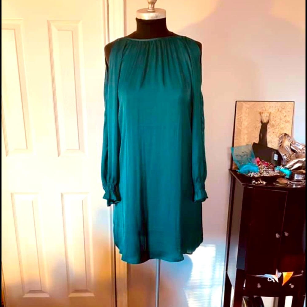 New York&Co lined slip dress. Silky. NWT.